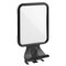 mDesign Large Modern Metal Suction Shaving Mirror Center for Bathroom